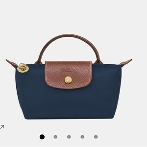 Longchamp - Le Pliage Original Pouch with handle (NAVY)